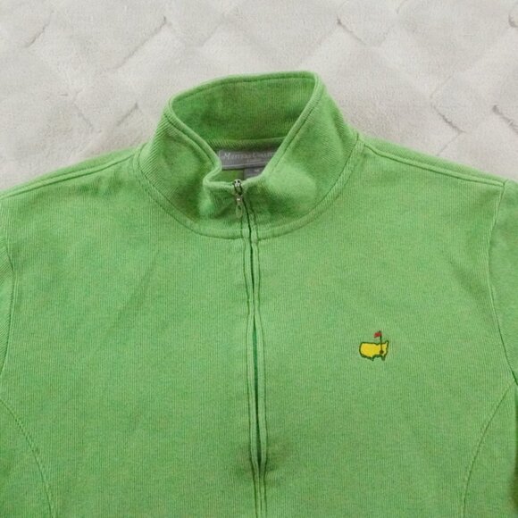 Masters Collection Jacket Womens Medium Green Full Zip Golf Casual - Picture 2 of 8